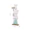Glitzhome® 30.75" Easter Stacked Bunny Wooden Porch Décor